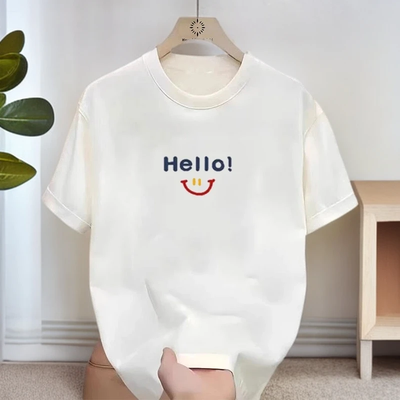 仓石一树潮牌笑脸印花短袖t恤男士2025夏季新款宽松情侣半袖上衣