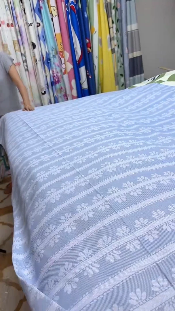 棉粗布床单2.0米