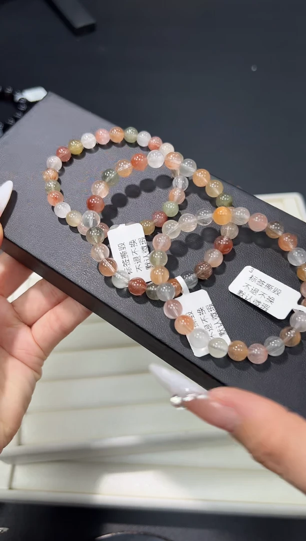 水晶手链未镶嵌95Q多样性发其一【1条】默认微瑕