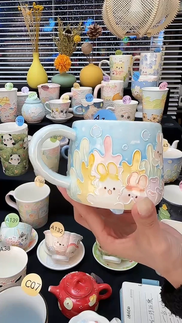 【闪购商品】摆件景德镇高温立体釉创意瓷