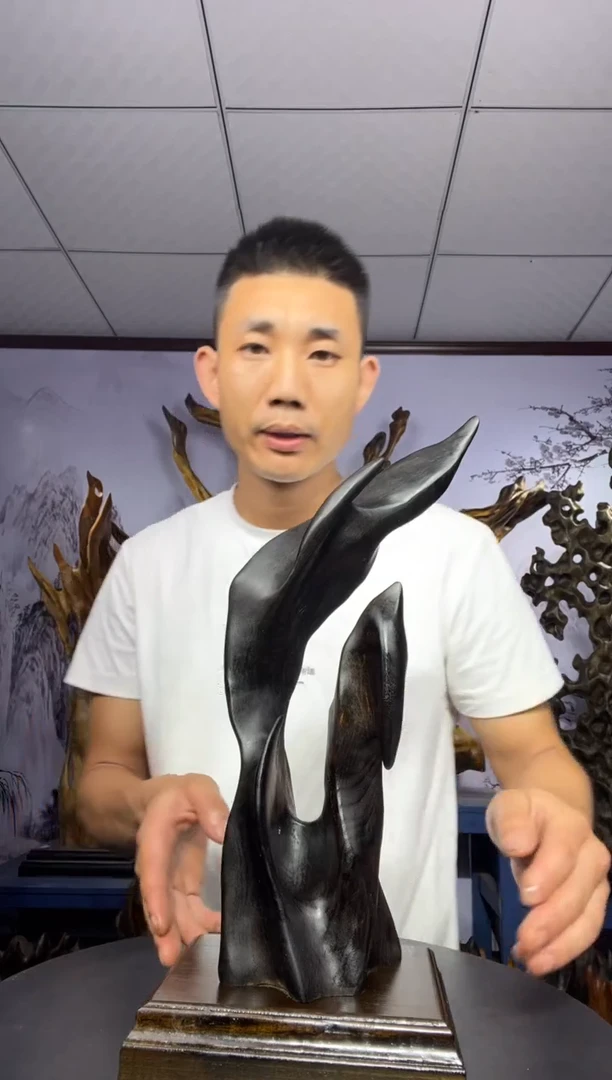 金丝楠开**猪金丝楠木工艺品摆件