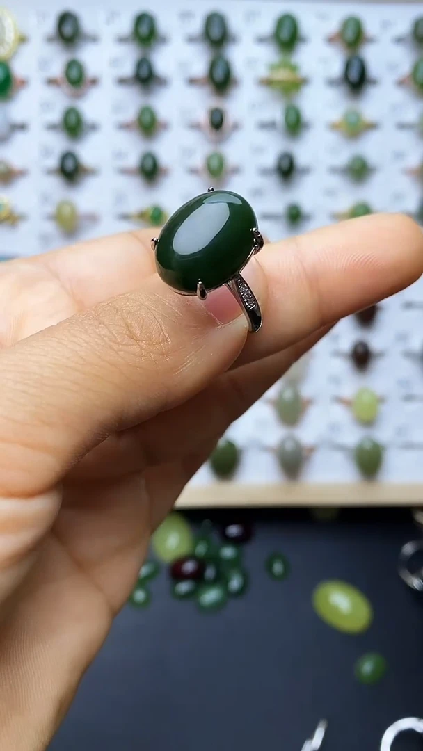 【闪购商品】和田玉戒指未镶嵌1