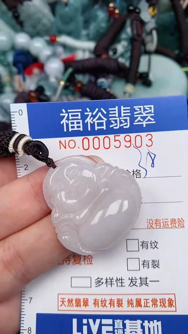 翡翠未镶嵌颈饰...0005903
