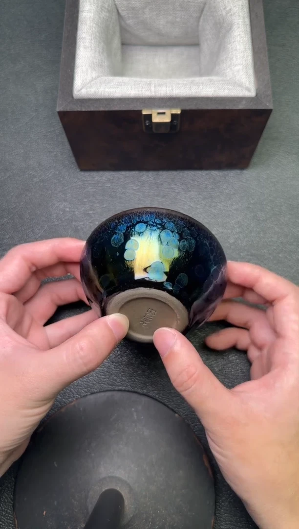 茶盏游仁君茗瓷茶器12