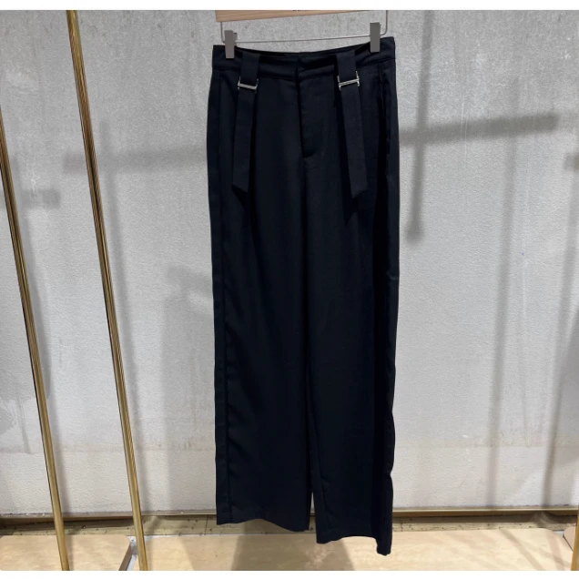 朵以2024春季新款专柜同款直筒阔腿休闲裤39DC208067