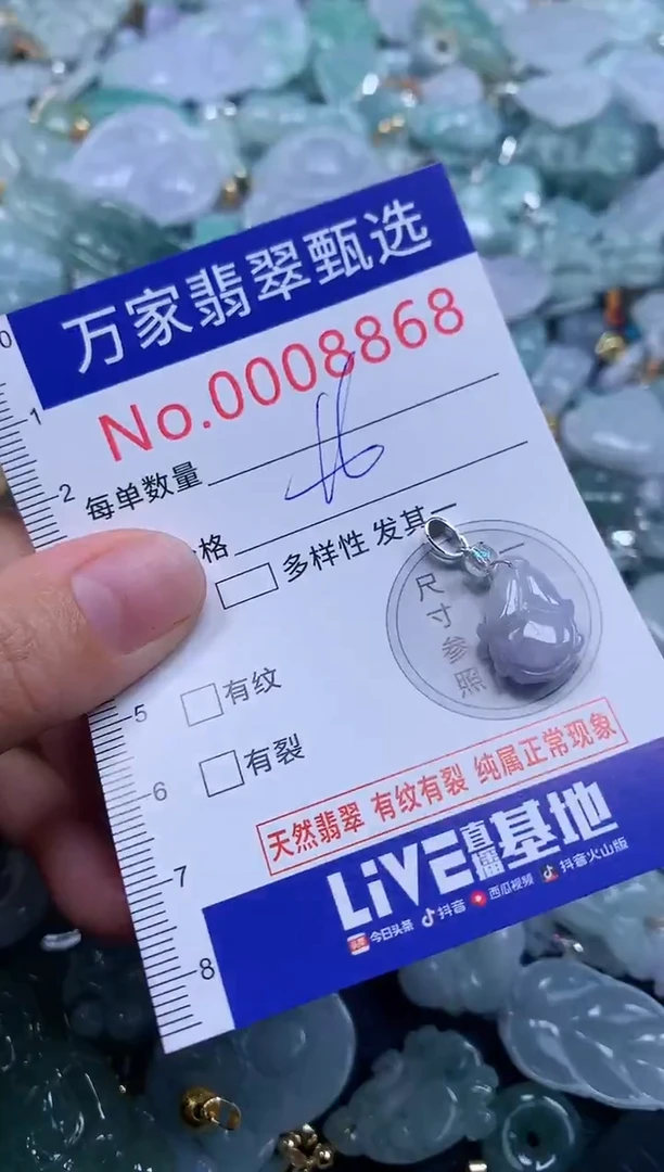 吊坠(不含链)未镶嵌翡翠8868