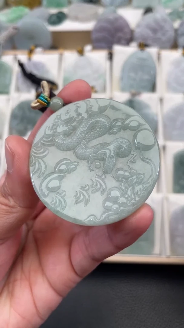 颈饰未镶嵌翡翠天然缅甸翡翠A货291