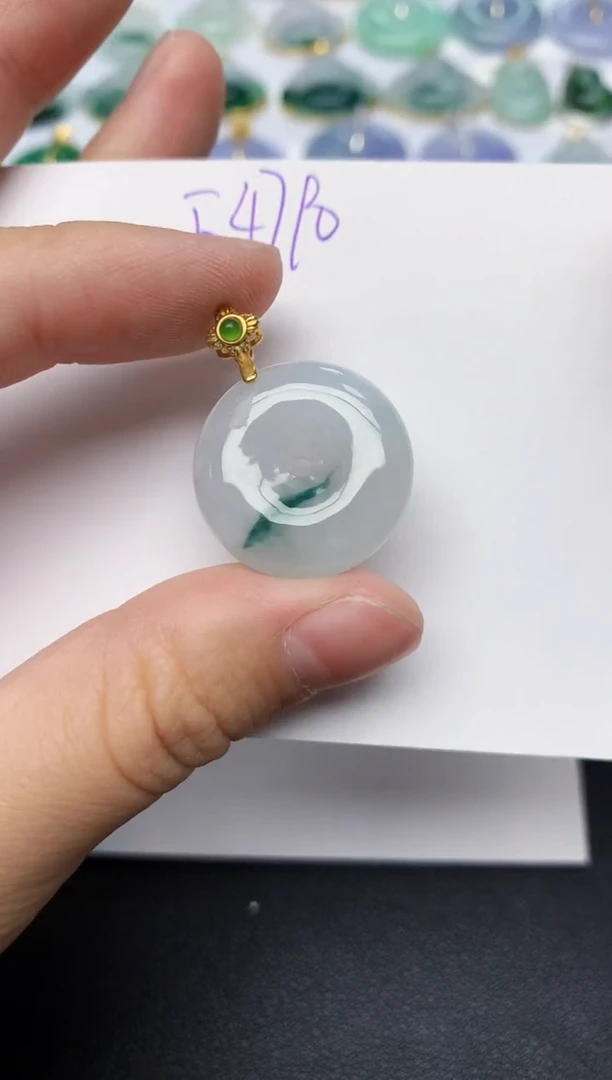 颈饰未镶嵌翡翠天然缅甸A货翡翠百元以上9元证书费自理