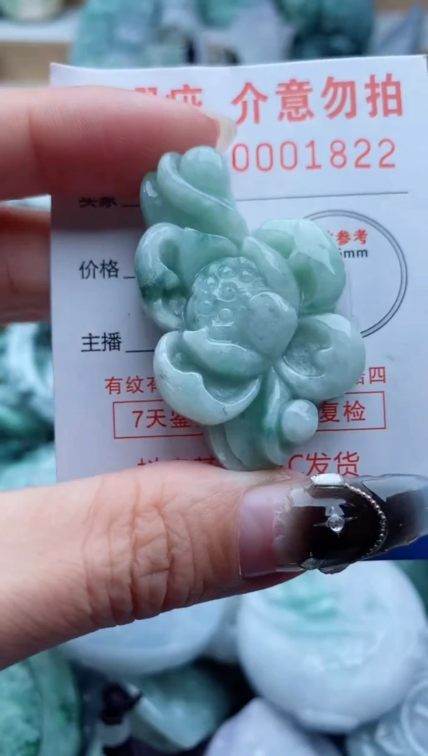 翡翠未镶嵌吊坠(不含链)1