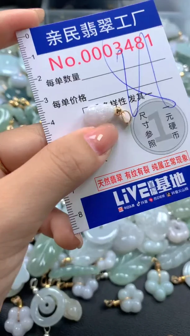 颈饰未镶嵌翡翠3481