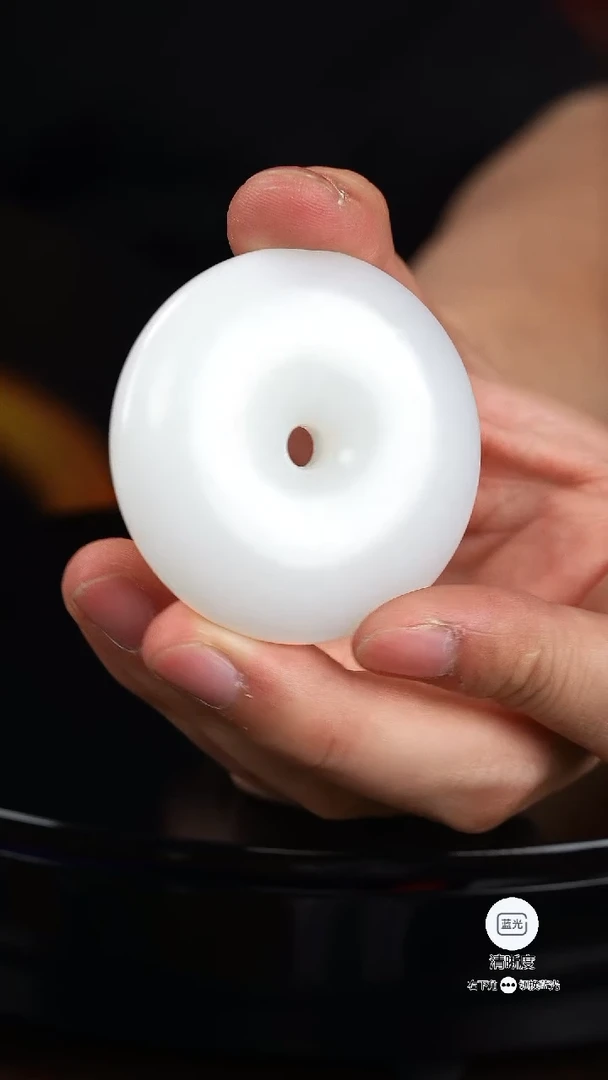 和田玉未镶嵌挂件018平安扣