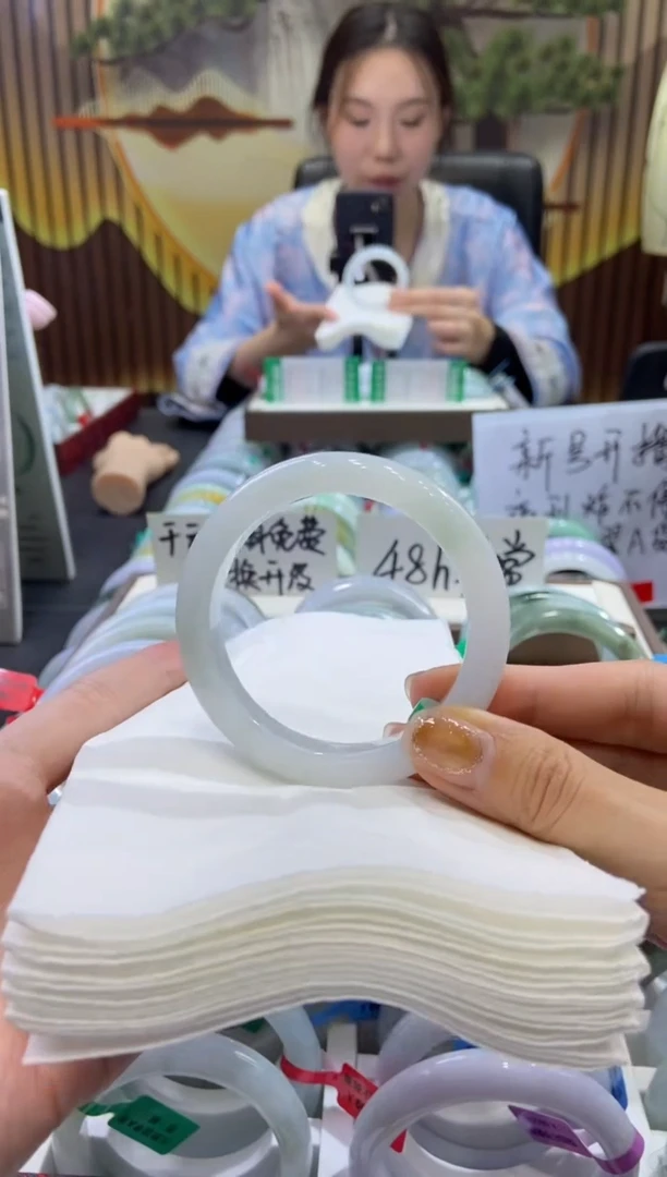 未镶嵌手镯翡翠0008987