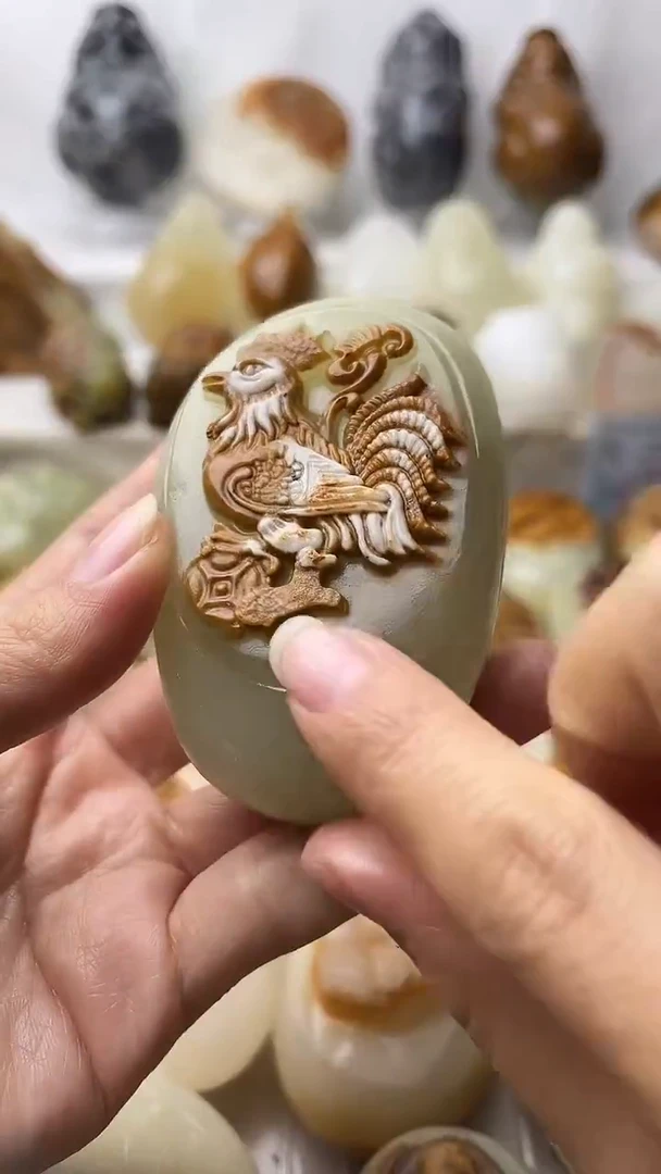 石材古青石棉纹正常不退换鸡微瑕