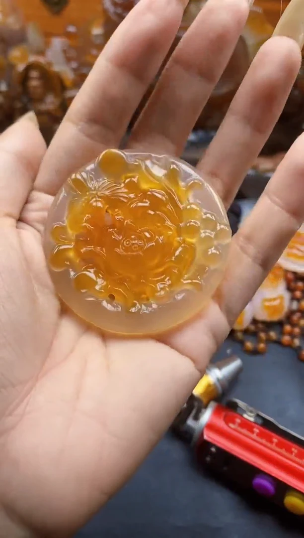 玛瑙/玉髓挂件未镶嵌《****华ll