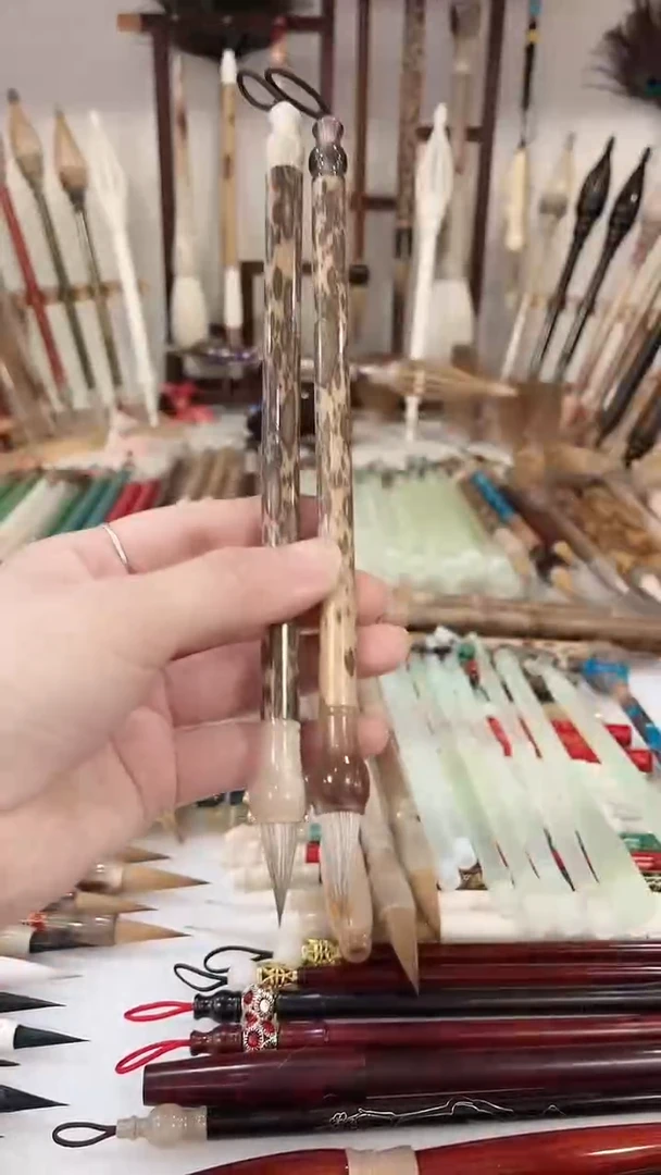 【清水试笔，拒绝蘸墨】墨舞笔庄毛笔2支