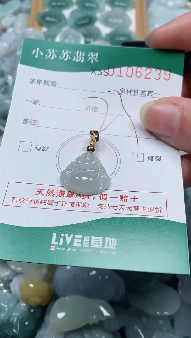 【闪购商品】翡翠颈饰未镶嵌闪购商品0106239