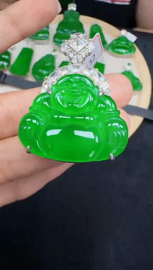 未镶嵌定制翡翠翡翠吊坠220