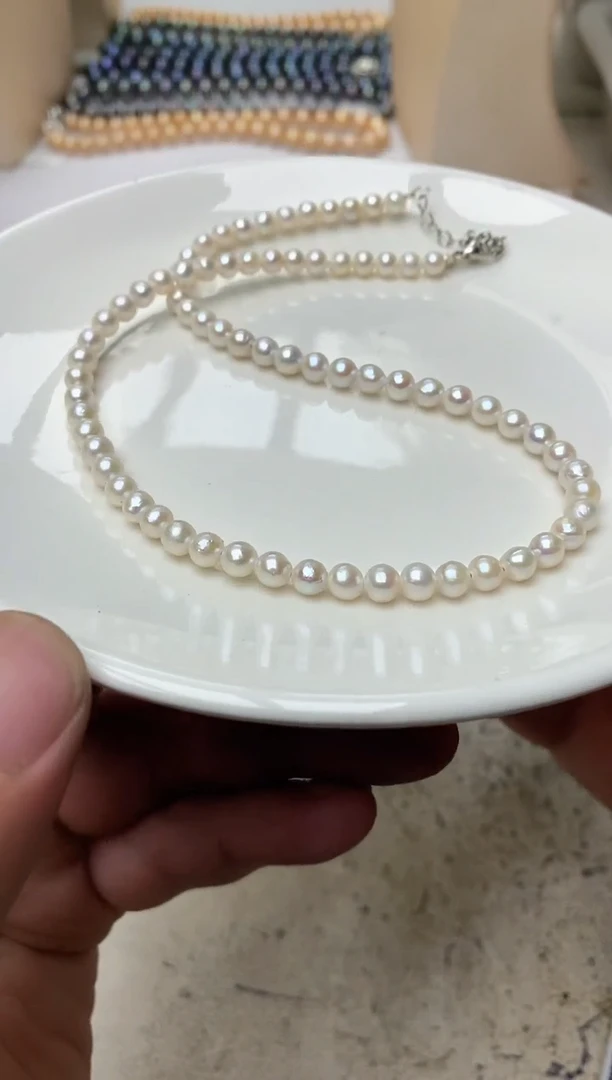 淡水珍珠未镶嵌颈饰1