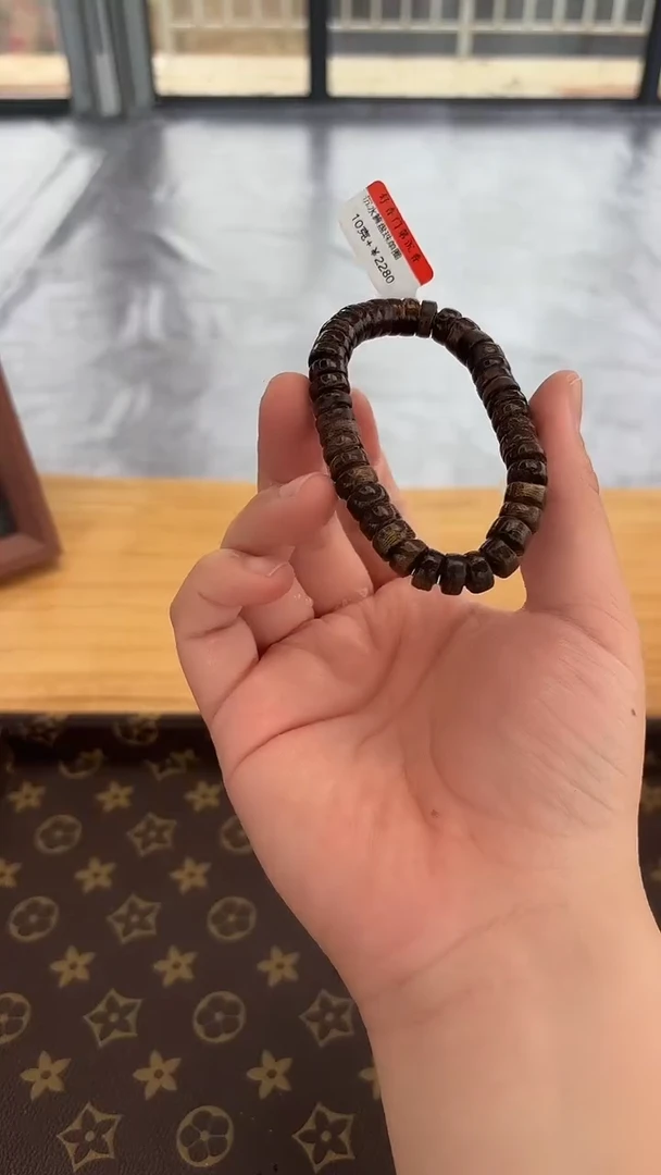 【闪购商品】沉香吊坠沉水算盘珠单圈10克+