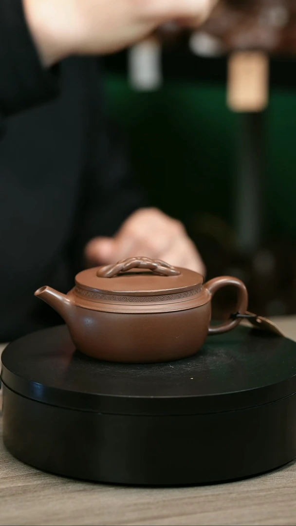 茶壶紫砂立H2384赵信军底槽青绳节汉瓦