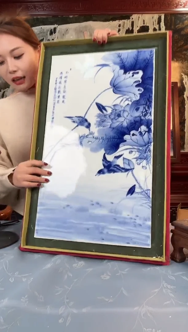 摆件陶景德镇陶瓷带礼盒D560