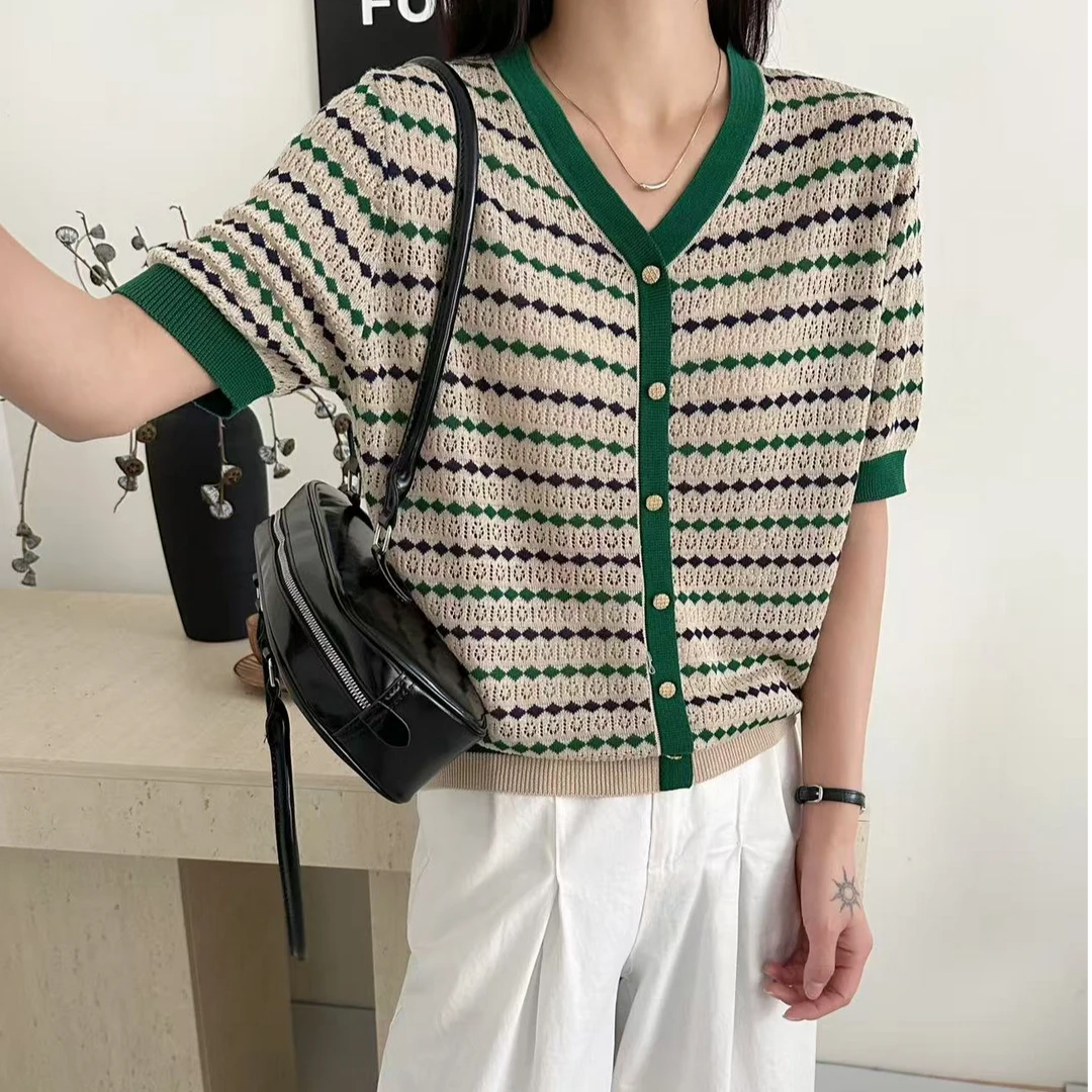 332#新款休闲时尚夏季薄款针织衫27