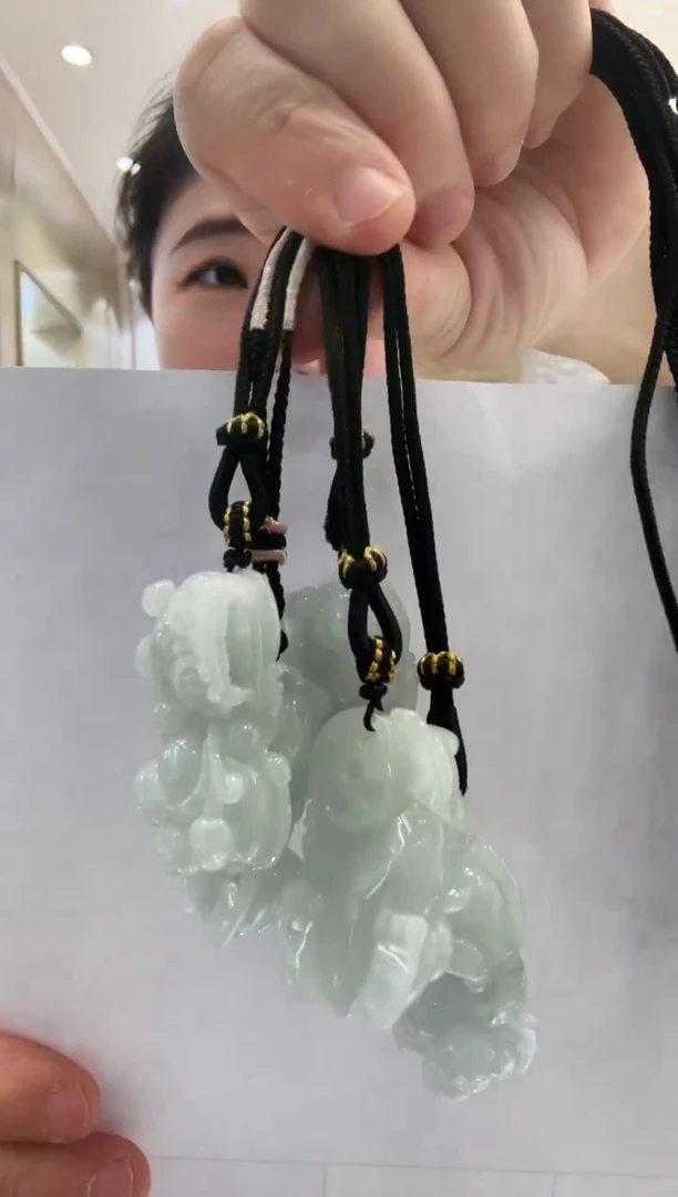 翡翠未镶嵌颈饰【43】多样性发一