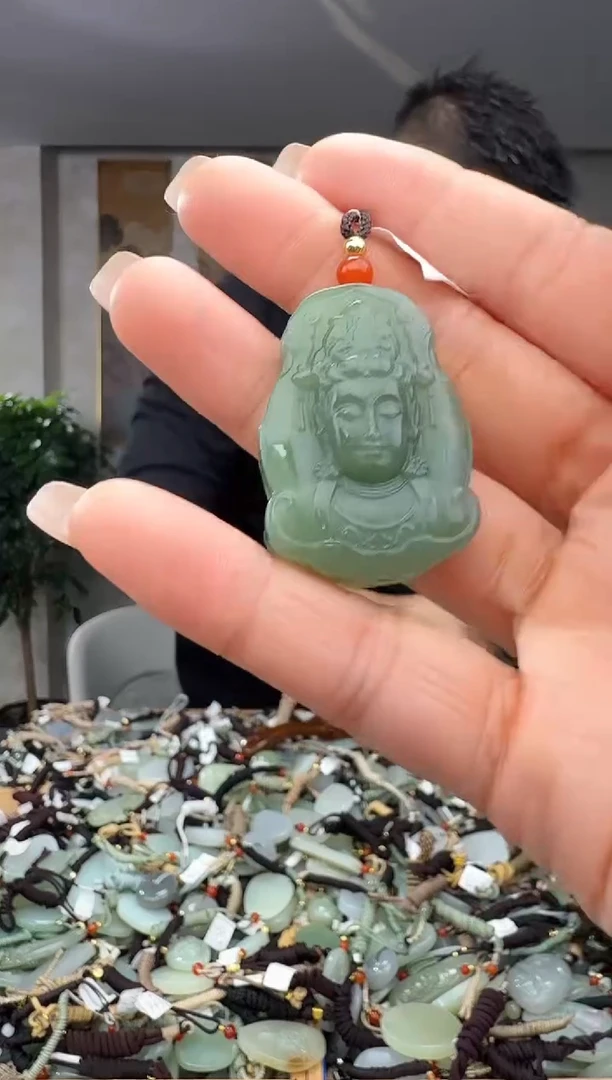 颈饰未镶嵌和田玉拍一发一多样性发货