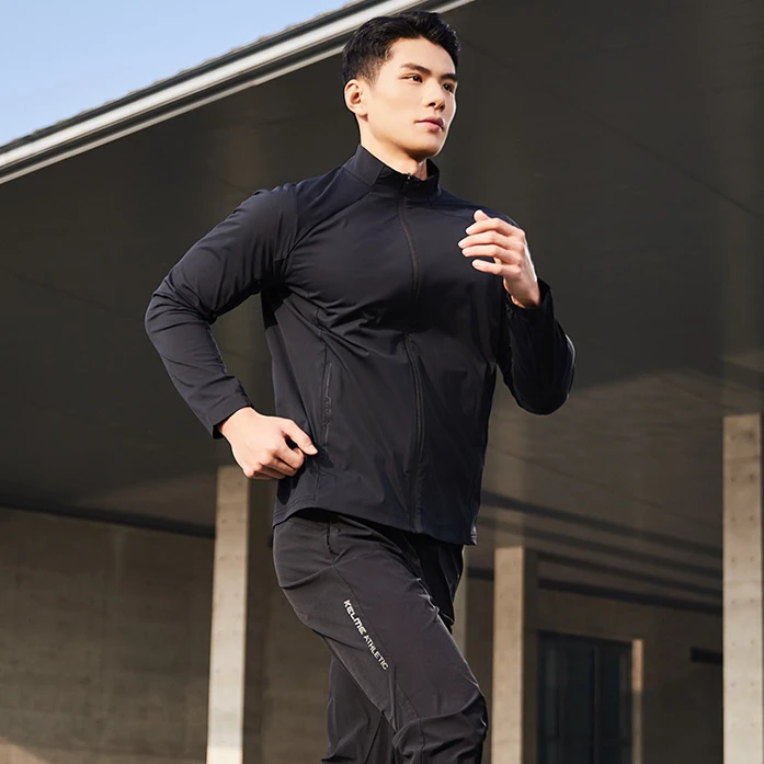 【无帽防晒衣】卡尔美立领外套成人男运动足球训练跑步LIFESTYLE