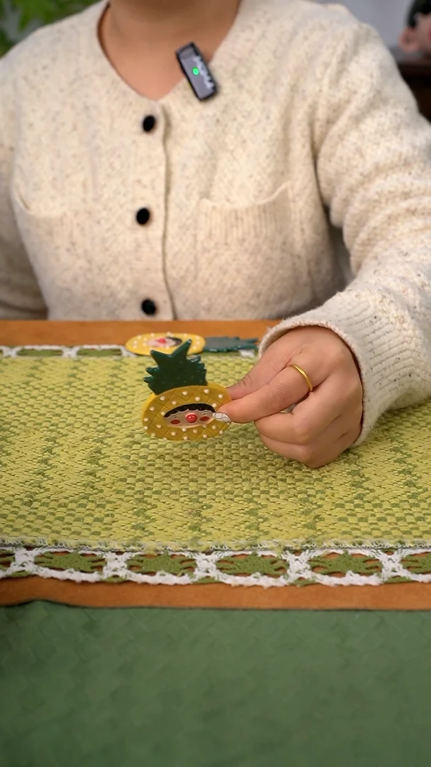 【闪购商品】.喜上陶社菠萝冰箱贴