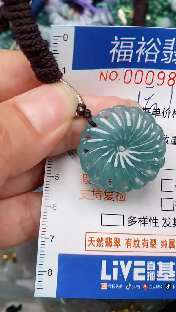 翡翠未镶嵌颈饰...0009881