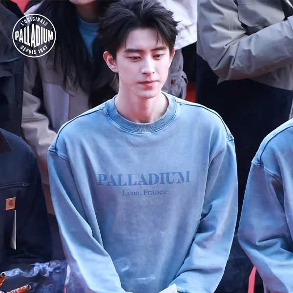 【敖瑞鹏同款】帕拉丁卫衣男25冬季新款休闲百搭套头上衣1011845