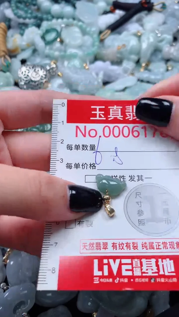 吊坠(不含链)未镶嵌翡翠6176