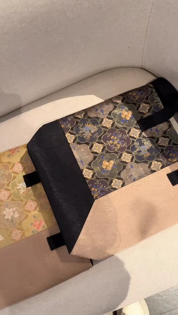 蚕丝绿**阳ND2581153福满乾坤·国风手挎包