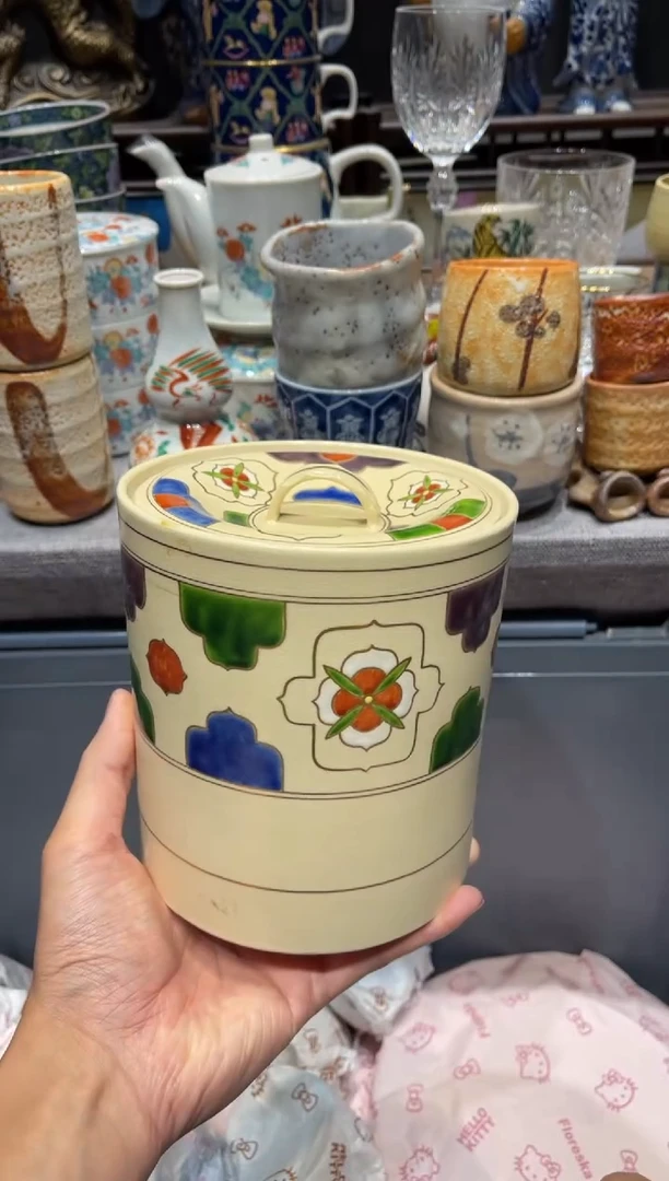 瓷片手绘胶制釉水置