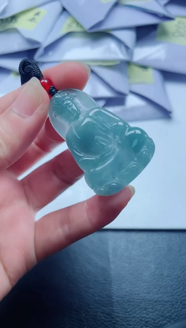 翡翠未镶嵌颈饰多样性发货一件发货-观音