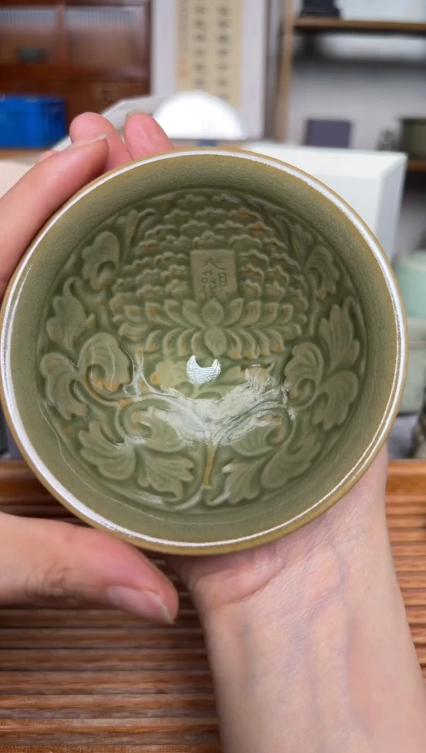 其他橄榄绿大观斗笠盏