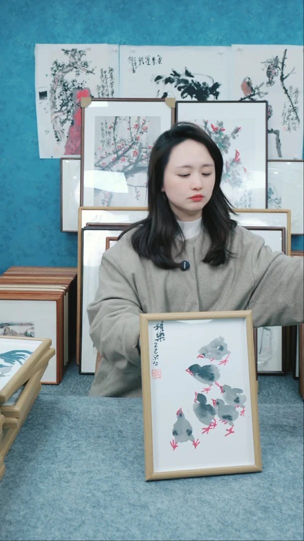 【闪购商品】国画10寸本土老师木质摆台