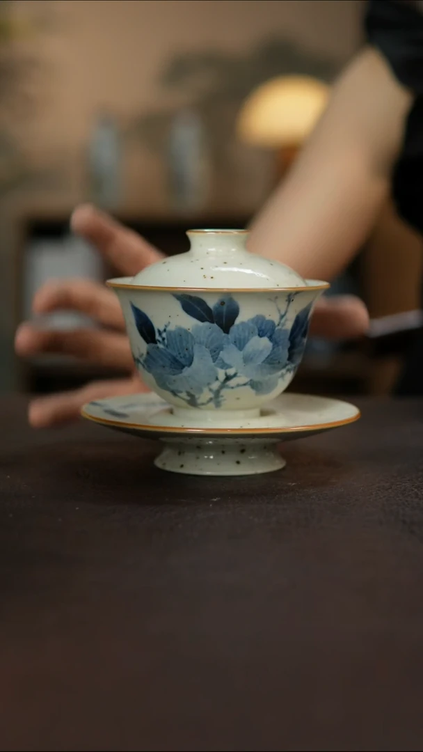 杯景德镇陶瓷杯碗柴烧多人微瑕