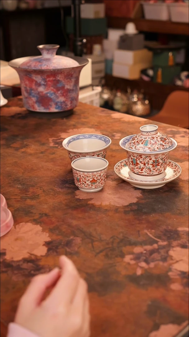 【闪购商品】陶瓷茶具（无礼盒无茶盘）@@A12099