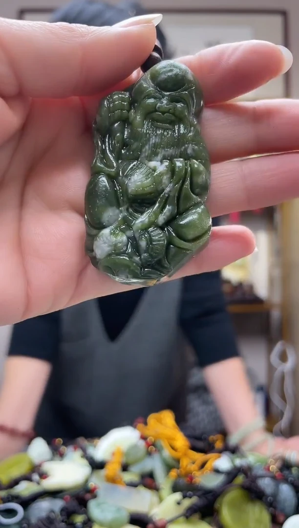 未镶嵌岫玉吊坠多样性发货*拍一发一