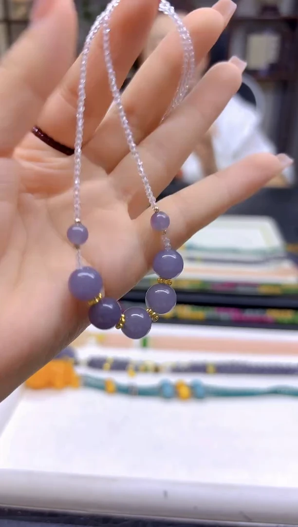 和田玉未镶嵌颈饰DIY款X631