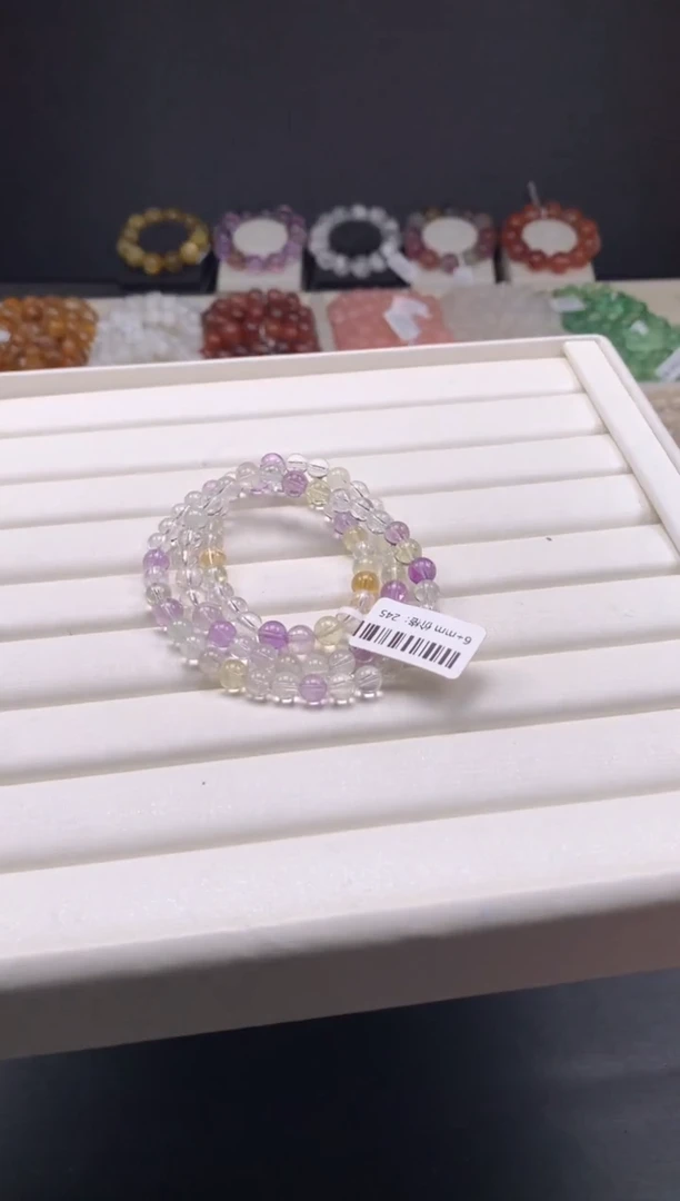 【闪购商品】水晶手链未镶嵌五星水晶三圈，A59