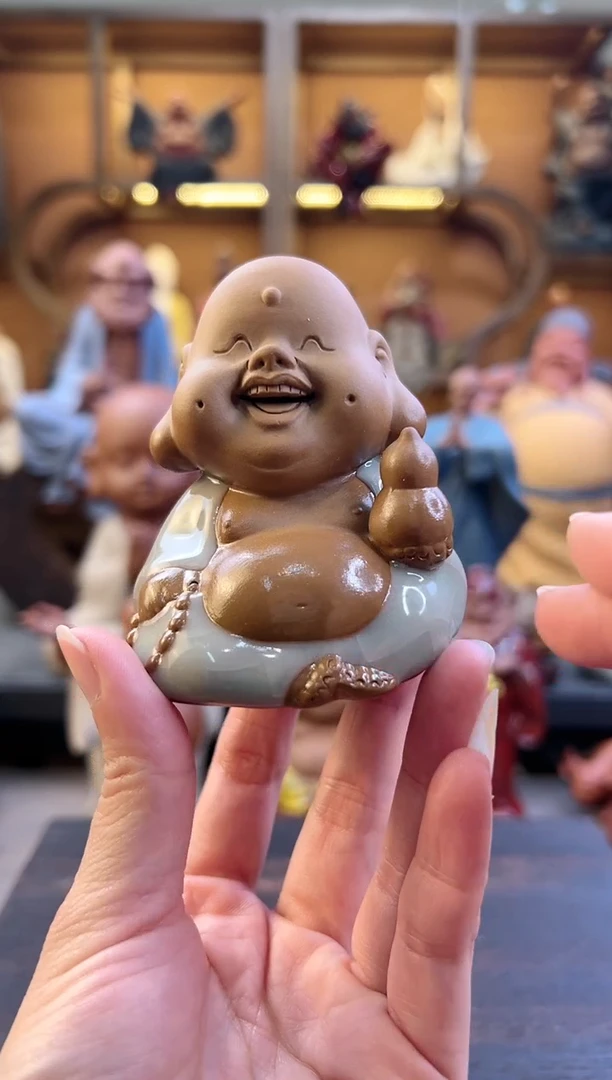 紫砂茶宠器闵茶宠摆件