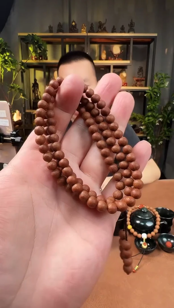 手串五线菩提7+108+铁六线