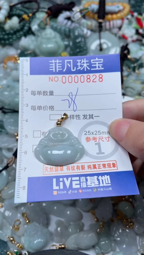 【闪购商品】翡翠颈饰未镶嵌00..0828