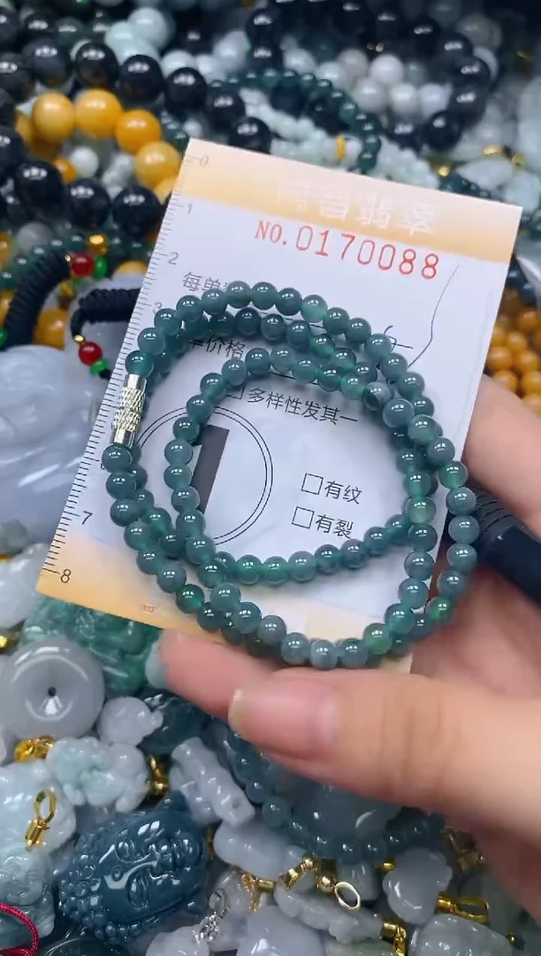 翡翠未镶嵌颈饰闪购0170088多样性发其一