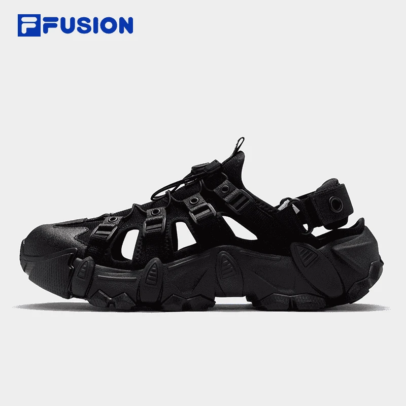 斐乐潮牌男士25年夏季清凉户外凉鞋百搭镂空运动拖鞋T12M521704F