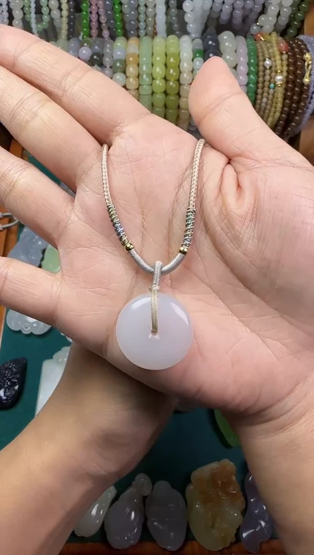 【闪购商品】和田玉无未镶嵌平安扣