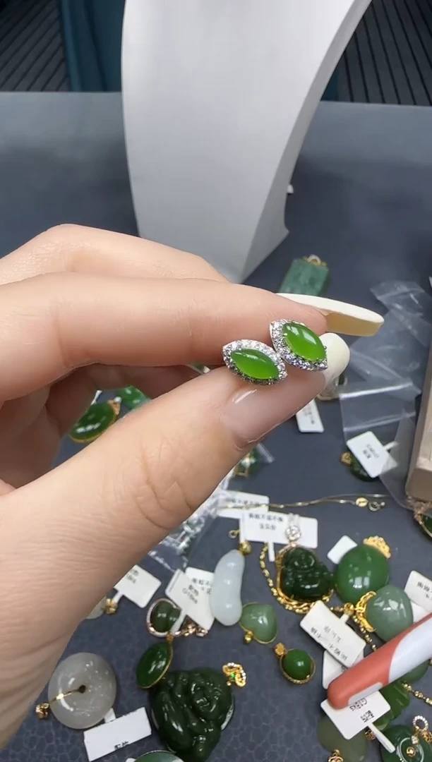 【闪购商品】和田玉挂件银S925镶嵌1